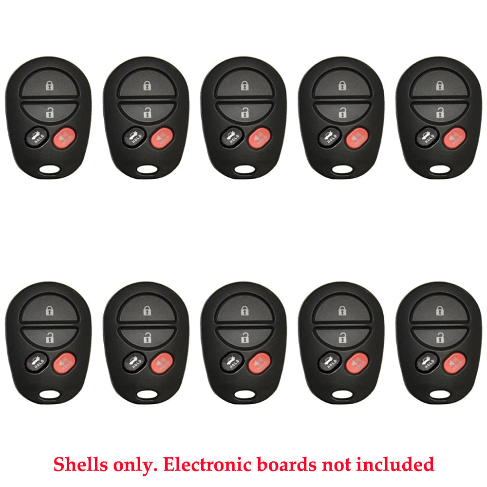 Toyota Remote Control Shell 6B for FCC# GQ43VT20T (10 Pack)