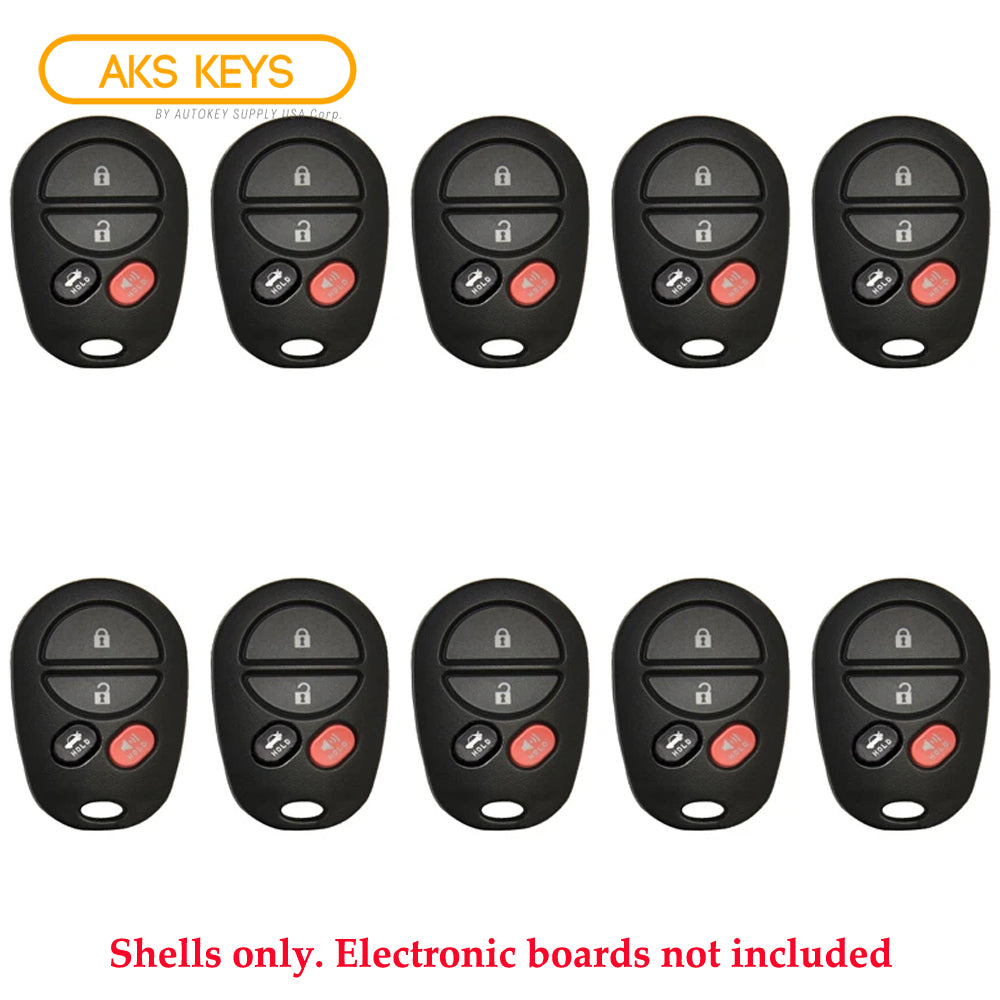 Toyota Remote Control Shell 6B for FCC# GQ43VT20T (10 Pack)