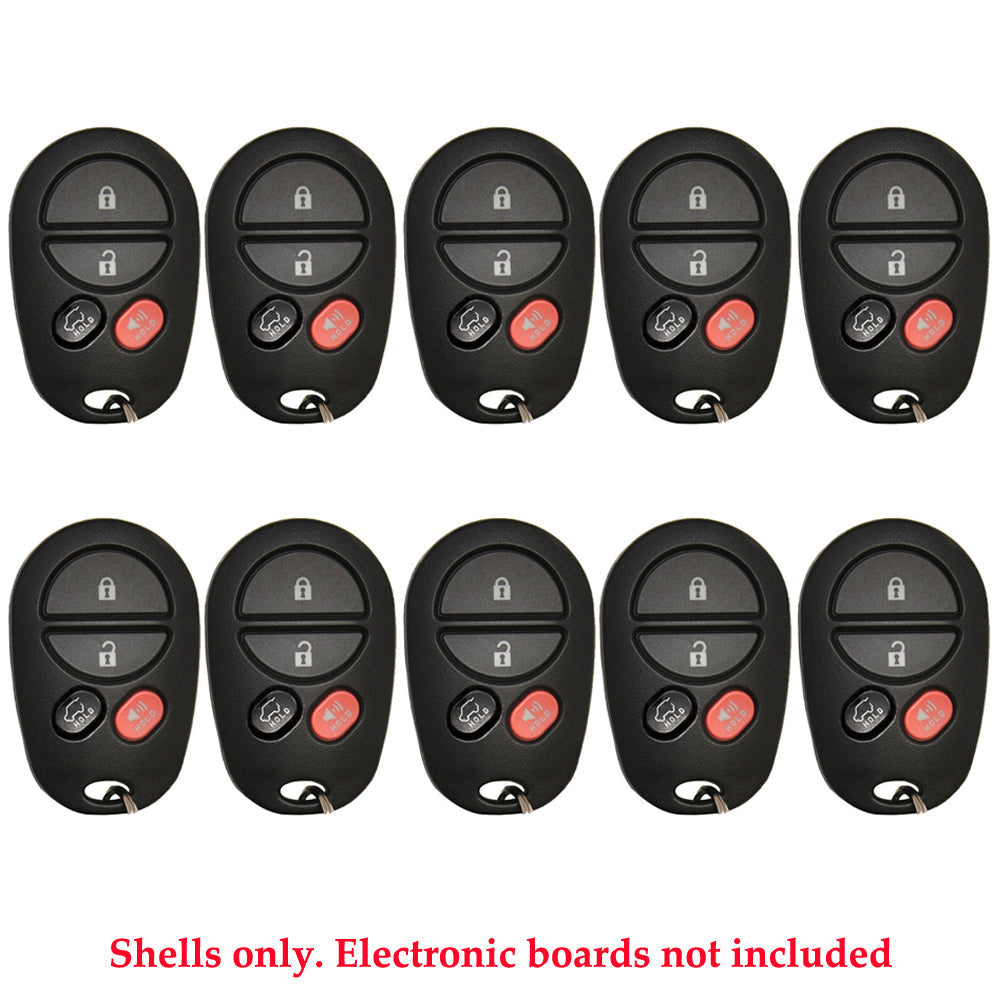 Toyota Remote Control Shell 4B for FCC# GQ43VT20T (10 Pack)