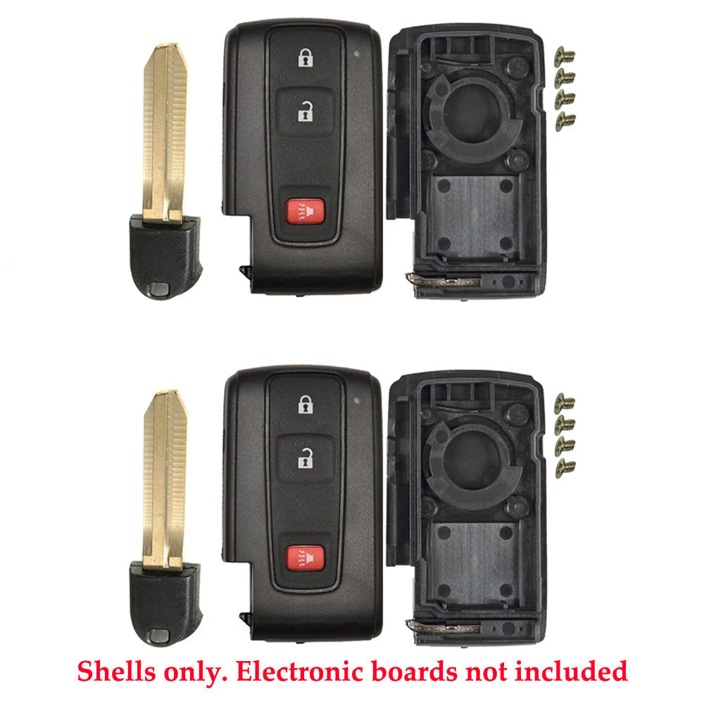 2004 - 2009 Toyota Prius Smart Key Shell 3B (2 Pack)