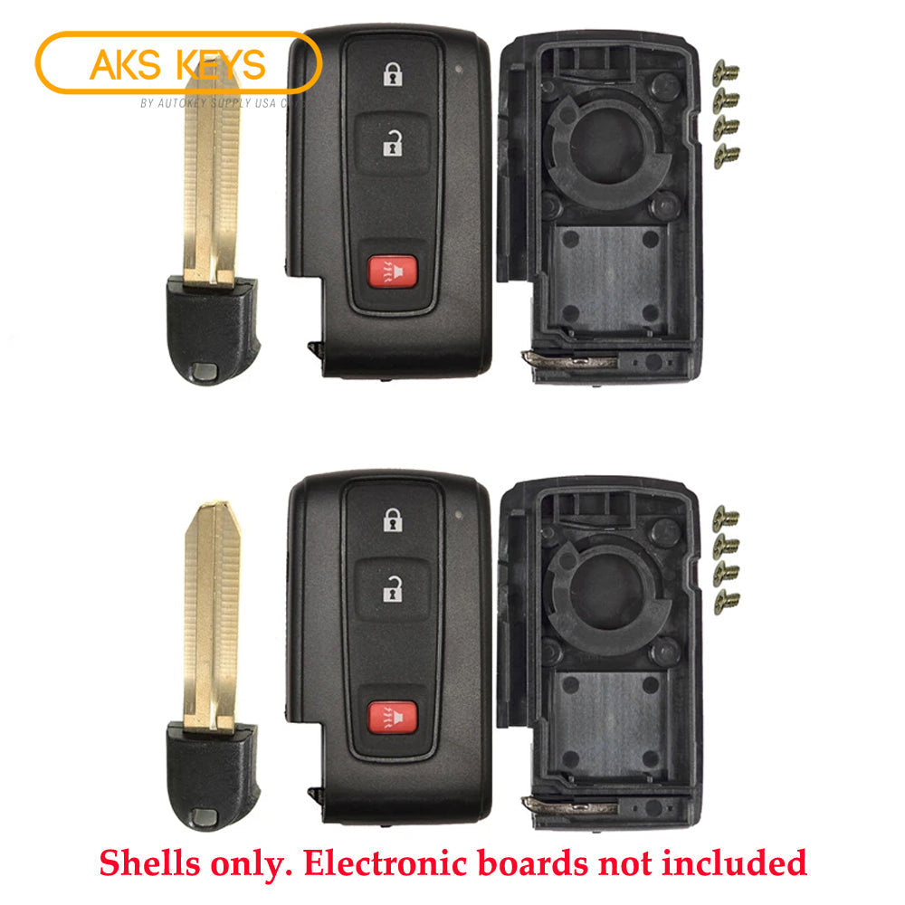 2004 - 2009 Toyota Prius Smart Key Shell 3B (2 Pack)