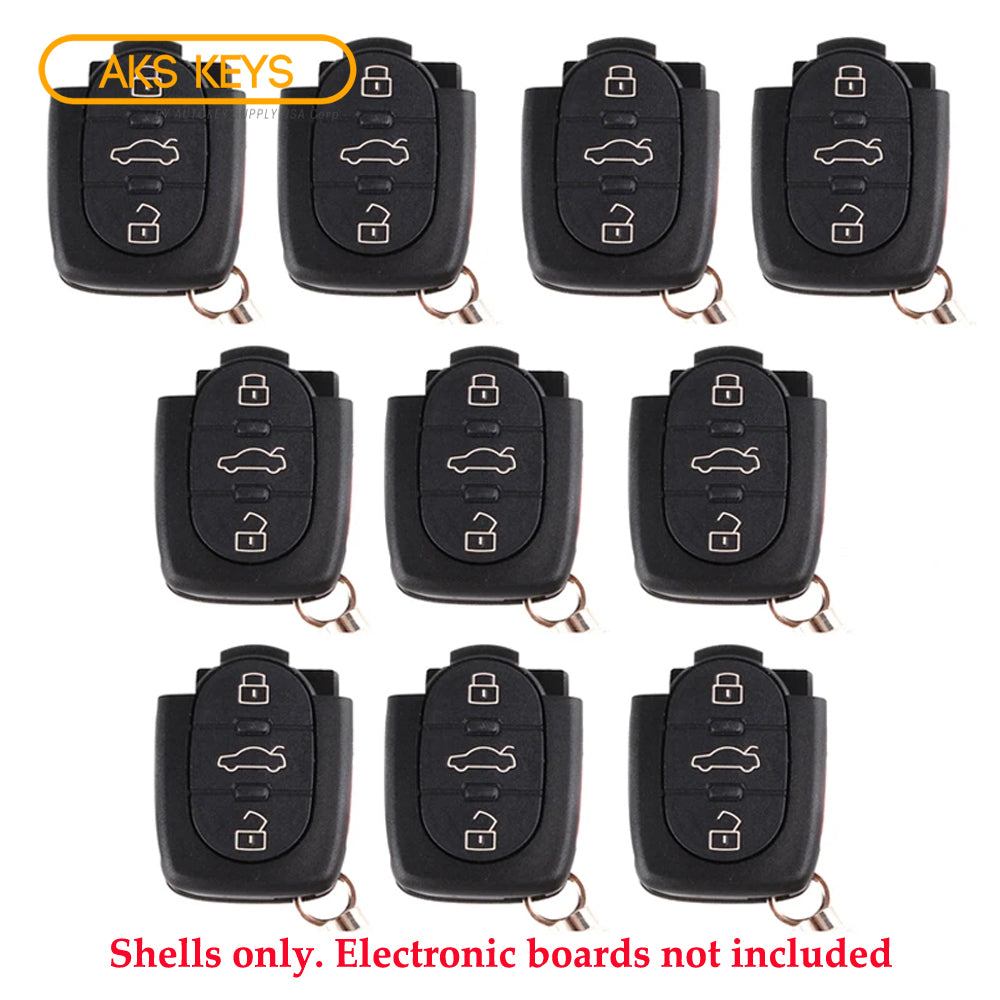 1997 - 2006 VW Audi Remote Control Shell 4B (10 Pack)