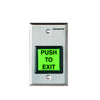 SECO-LARM SD-7202GC-PTQ Illuminated RTE Single-Gang Wall Plate, Stainless-Steel w Timer