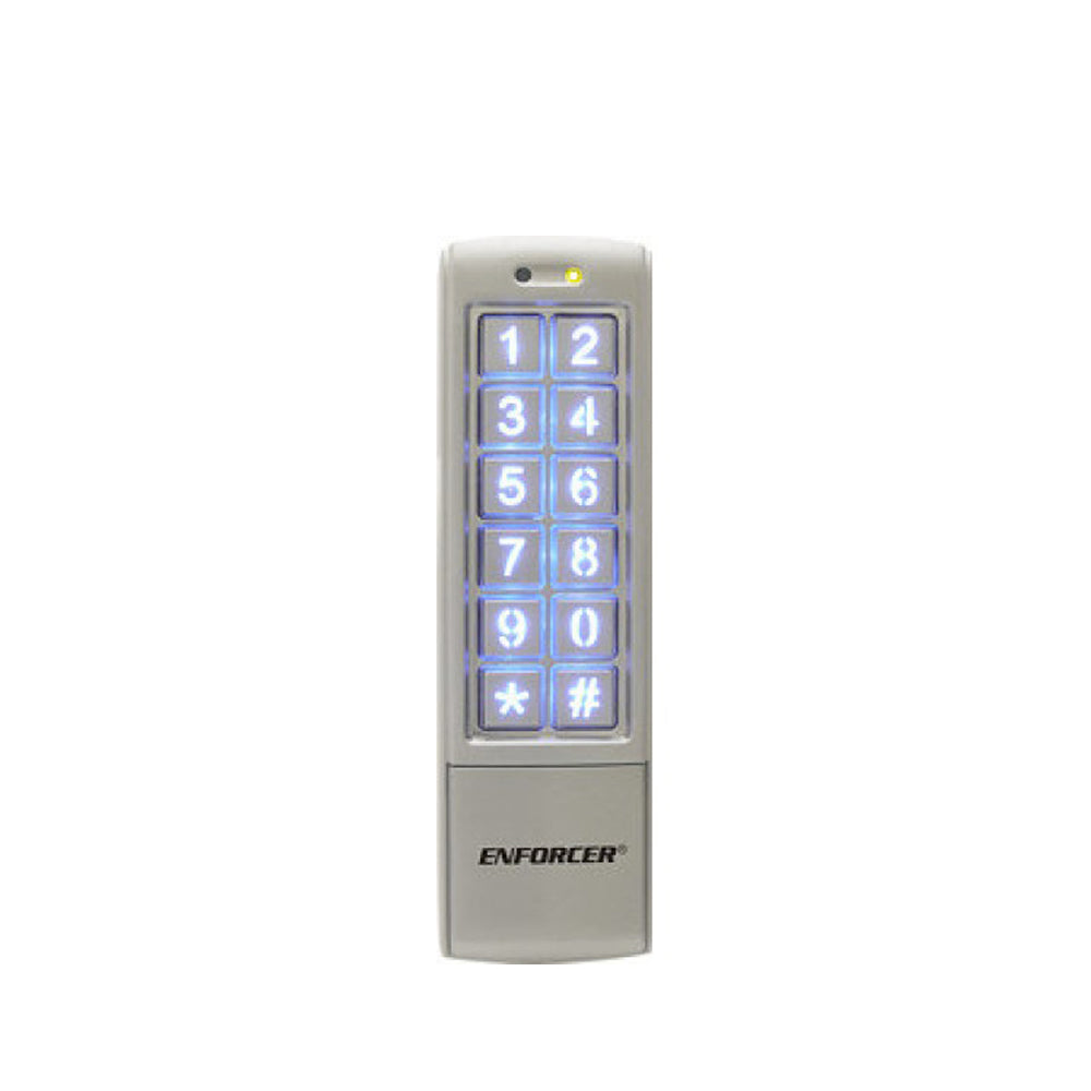 SECO-LARM SK-2323-SDQ Digital Access Keypads, Mullion-Style, Weatherproof - 1010 Users, 2 1-Amp Relays