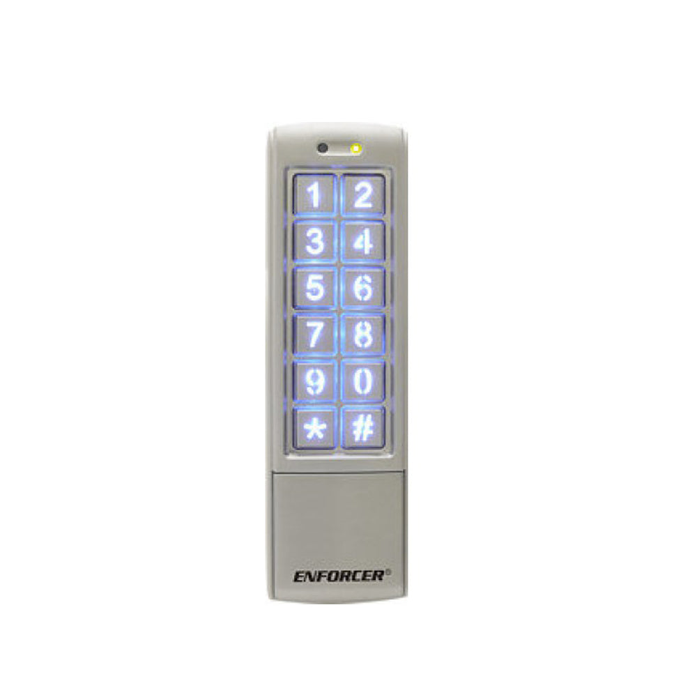 SECO-LARM SK-2323-SPQ Mullion-Style Digital Access Keypad - Adds Built-In Proximity Card Reader