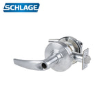 Schlage ALX53L Entry Athens Lever Lock Less Cylinder - Grade 2  ANSI 47267101 - Strike Satin Chrome