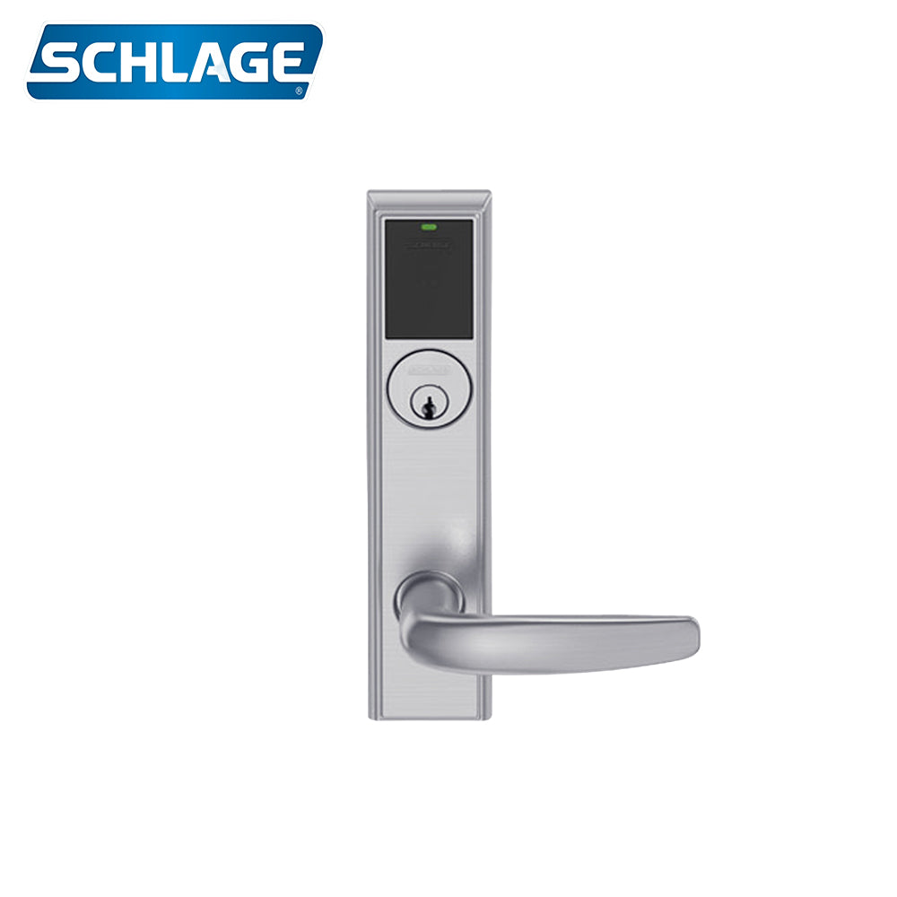 Schlage LEMS-ADD-P-07-626-RH Electric Wireless Addison Mortise Lock - Grade 1 - Satin Chrome