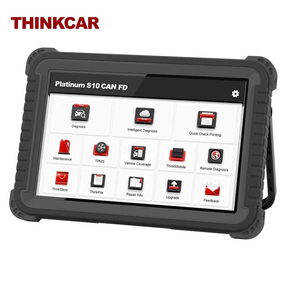 THINKCAR PLATINUM S10 CANFD - 10 inch Vehicle Scanner Car Code Reader Tool for New Passenger Cars