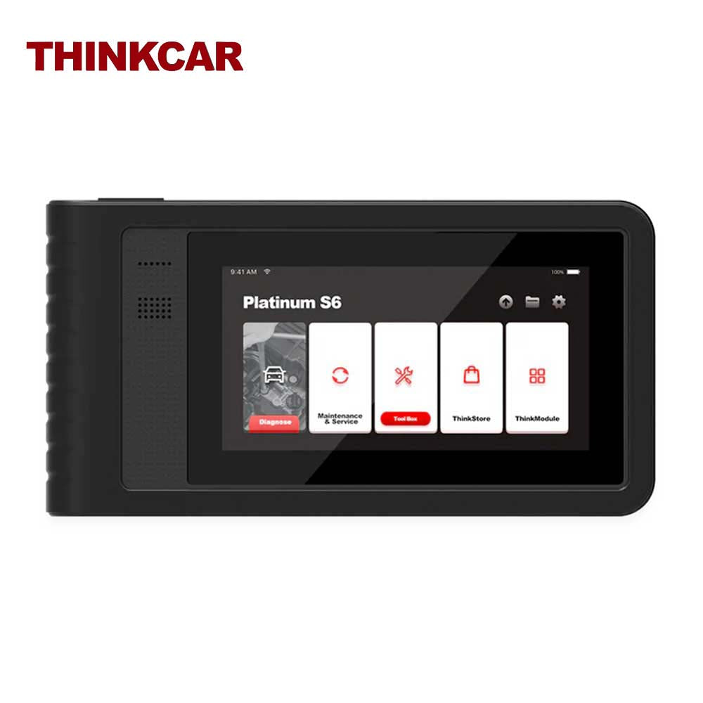 THINKCAR PLATINUM S6 - 6 inch OBD2 Scanner Car Code Reader Tablet Professional Automotive Diagnostic Equipment Tool with 28 Reset Functions