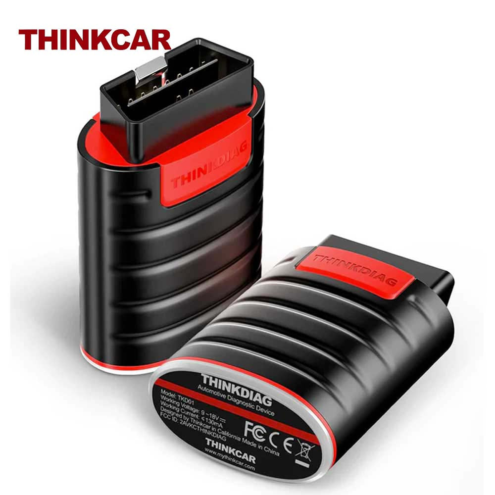 THINKCAR THINKDIAG - Bluetooth OBD2 Scanner Full Systems Car Code Reader with 15 Maintenance Functions Automotive Diagnostic Equipment Tester Tool