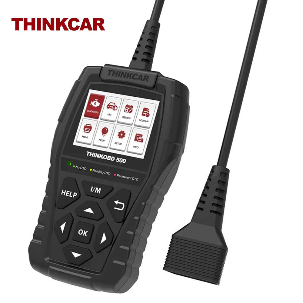 THINKCAR THINKOBD 500 - OBD2 Scanner Car Code Reader Tool Check Engine Light, Smog Check Vehicle Diagnostic Equipment