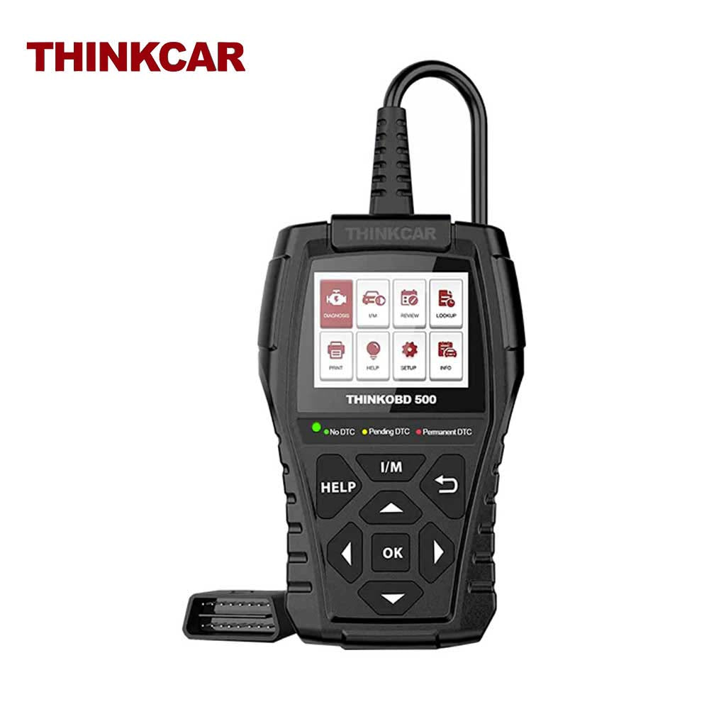 THINKCAR THINKOBD 500 - OBD2 Scanner Car Code Reader Tool Check Engine Light, Smog Check Vehicle Diagnostic Equipment