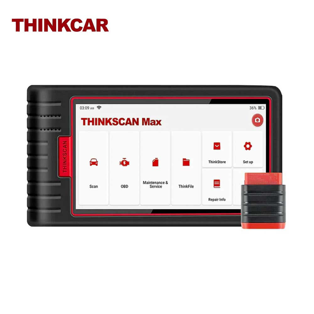 THINKCAR THINKSCAN MAX - 6 inch OBD2 Scanner Car Code Reader Vehicle Diagnostic Tool Tablet