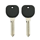 2004 - 2009 Buick Pontiac Transponder Key - 'PK3' - Z Keyway - PT04-PT (2 Pack)