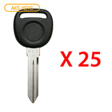 1997 - 2009 GM Transponder Key - ID13 Chip (PK3) - B99-PT (25 Pack)