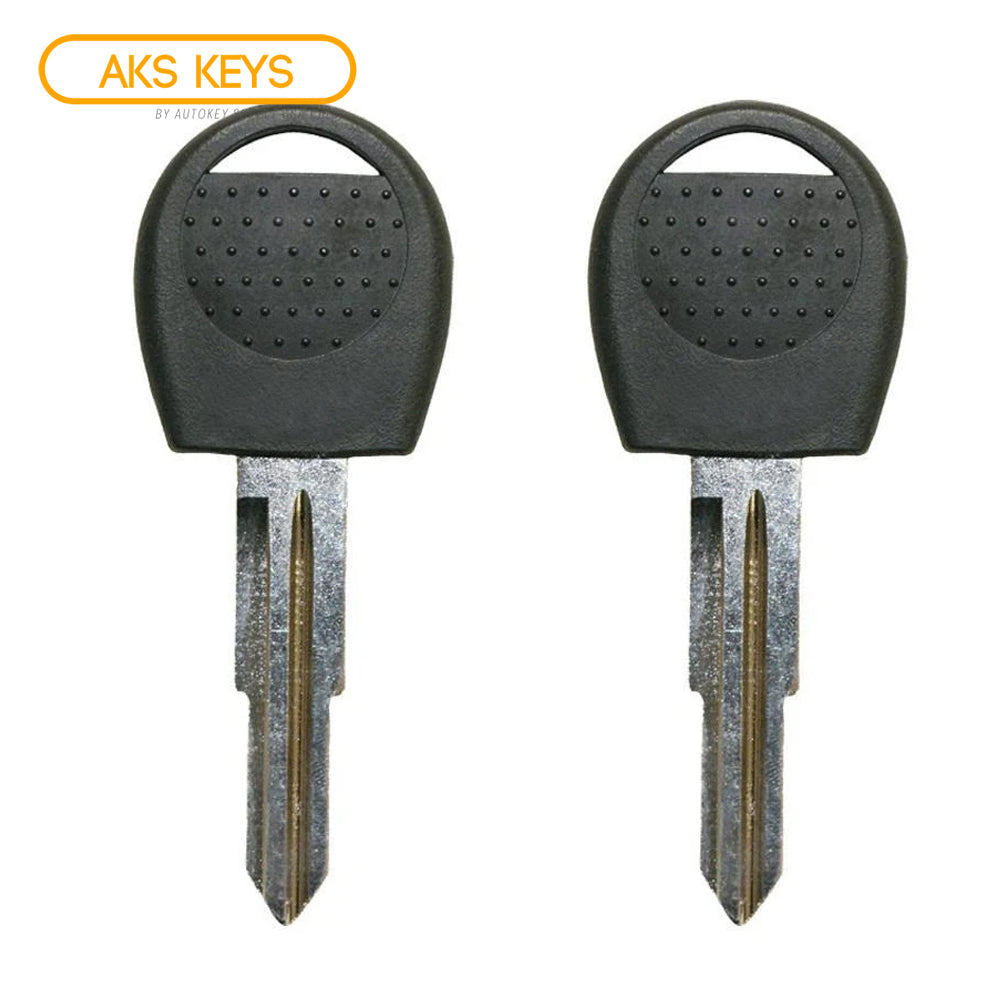 2004 - 2010 Chevrolet Pontiac Transponder Key - ID48 Chip - DW04RT6 (2 Pack)