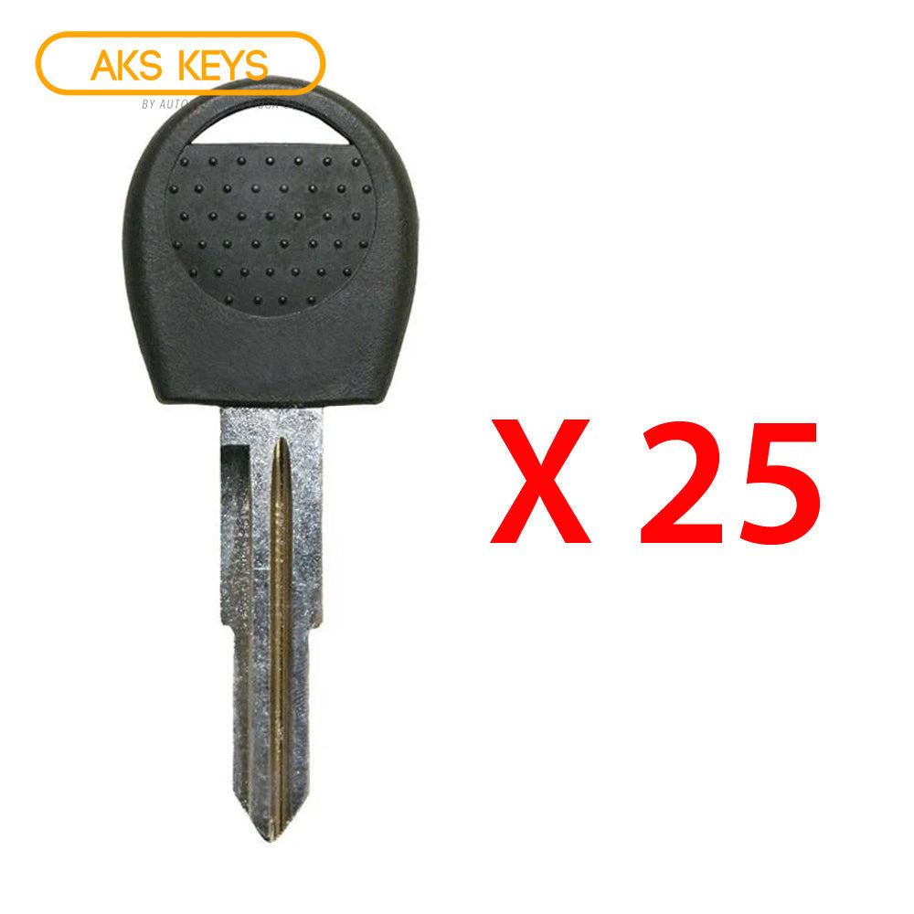 2004 - 2010 Chevrolet Pontiac Transponder Key - ID48 Chip - DW04RT6 (25 Pack)