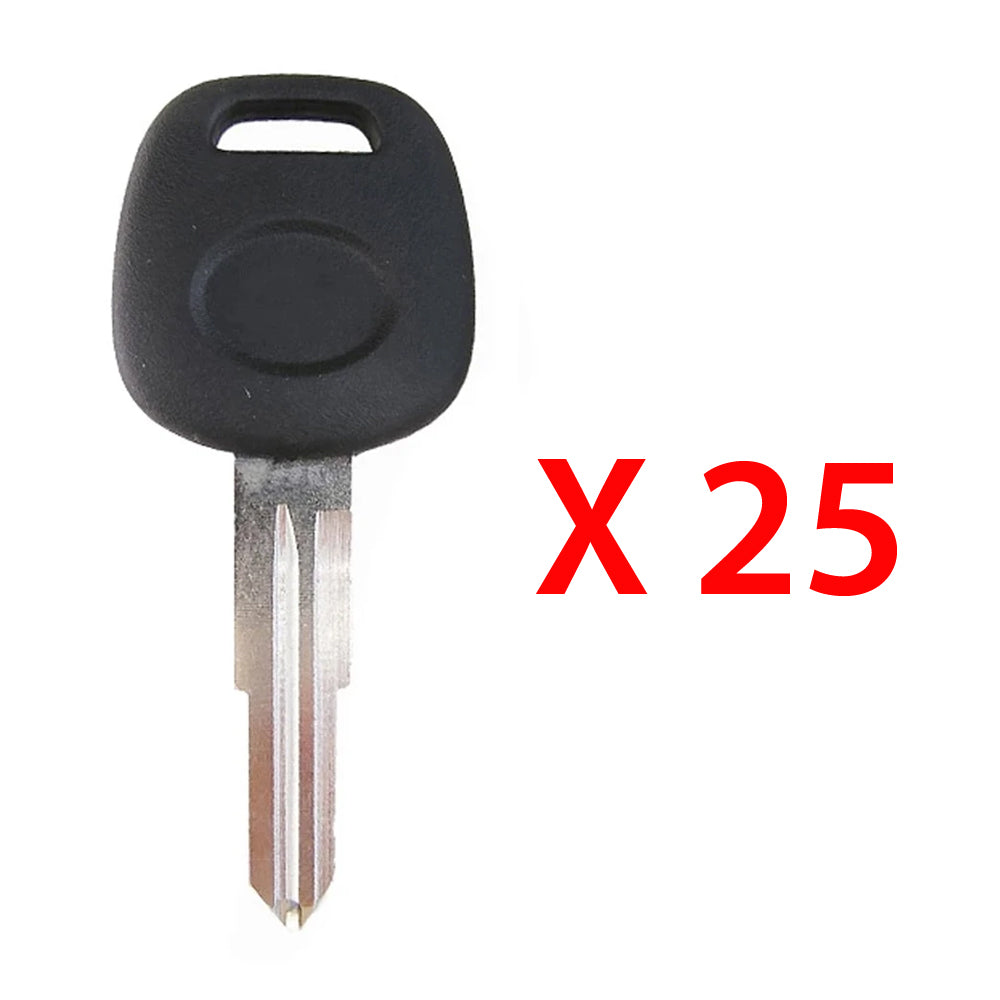 2008 - 2015 Chevrolet Saturn Transponder Key - ID46 Chip (Circle +) - B114R-PT (25 Pack)