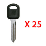 1997 - 2005 GM Cloneable Transponder Key - T5 Chip - B97-PT5 (25 Pack)