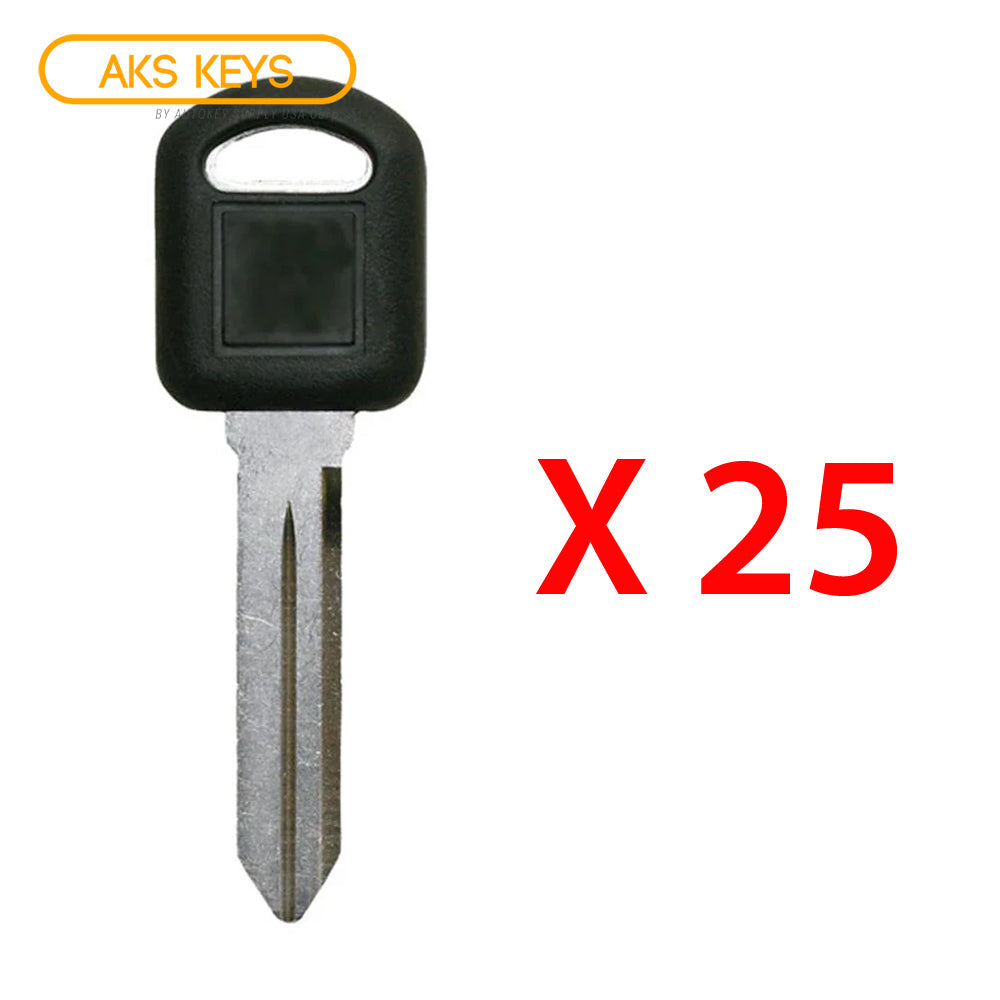 1997 - 2005 GM Cloneable Transponder Key - T5 Chip - B97-PT5 (25 Pack)