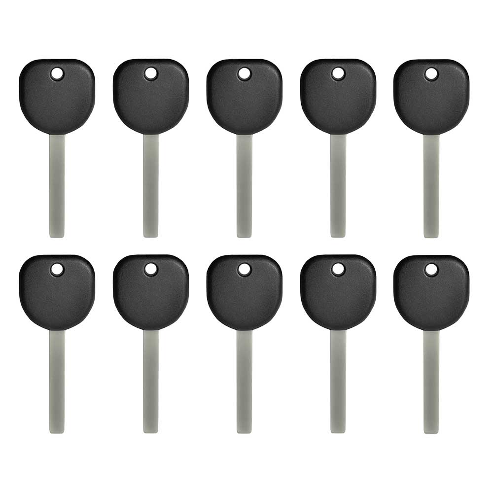 2010 - 2021 Buick Chevrolet GMC Transponder Key - ID46 GM Ext Chip - B119-PT (10 Pack)