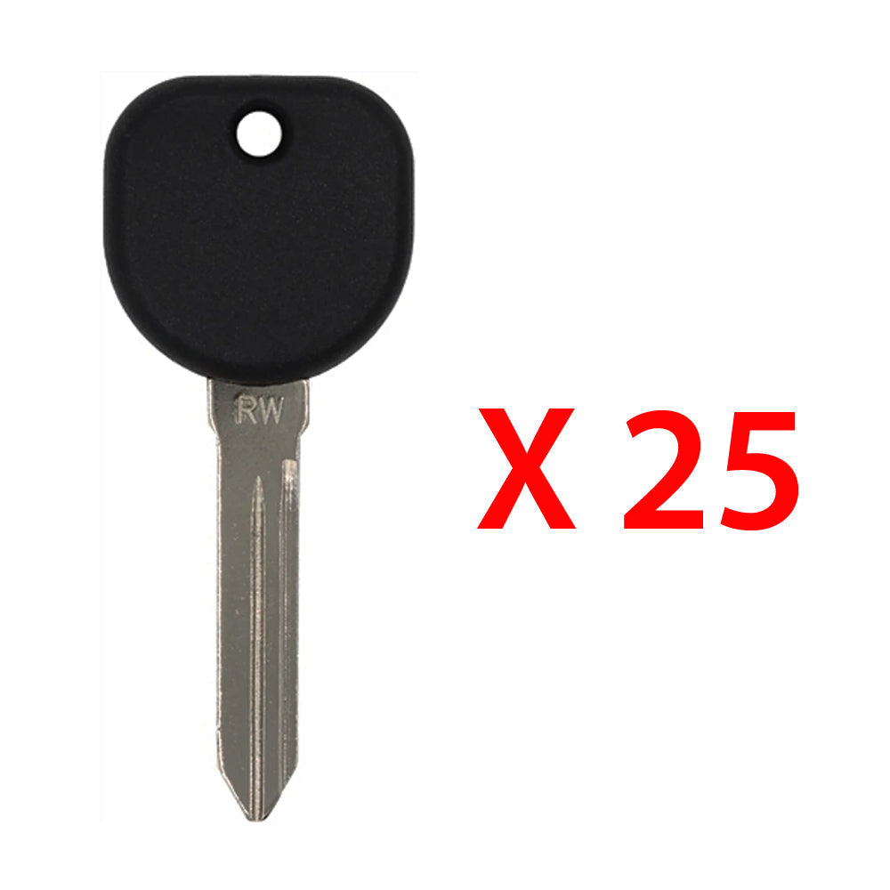 1997 - 2009 GM Cloneable Transponder Key - T5 Chip - B99-PT5 (25 Pack)