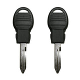 2008 - 2019 Chrysler Jeep Dodge VW Transponder Key - ID46 Chip (POD) - Y170-PT (2 Pack)