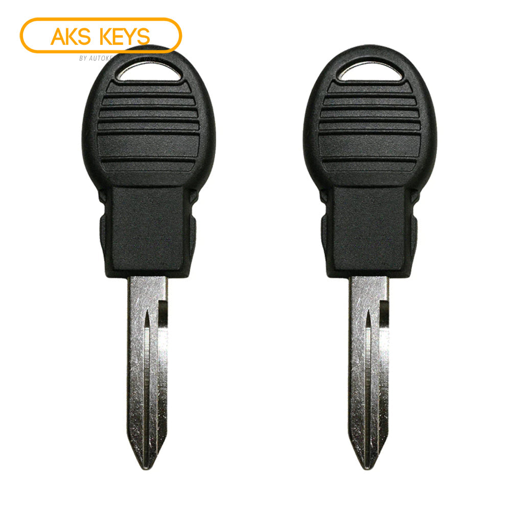 2008 - 2019 Chrysler Jeep Dodge VW Transponder Key - ID46 Chip (POD) - Y170-PT (2 Pack)