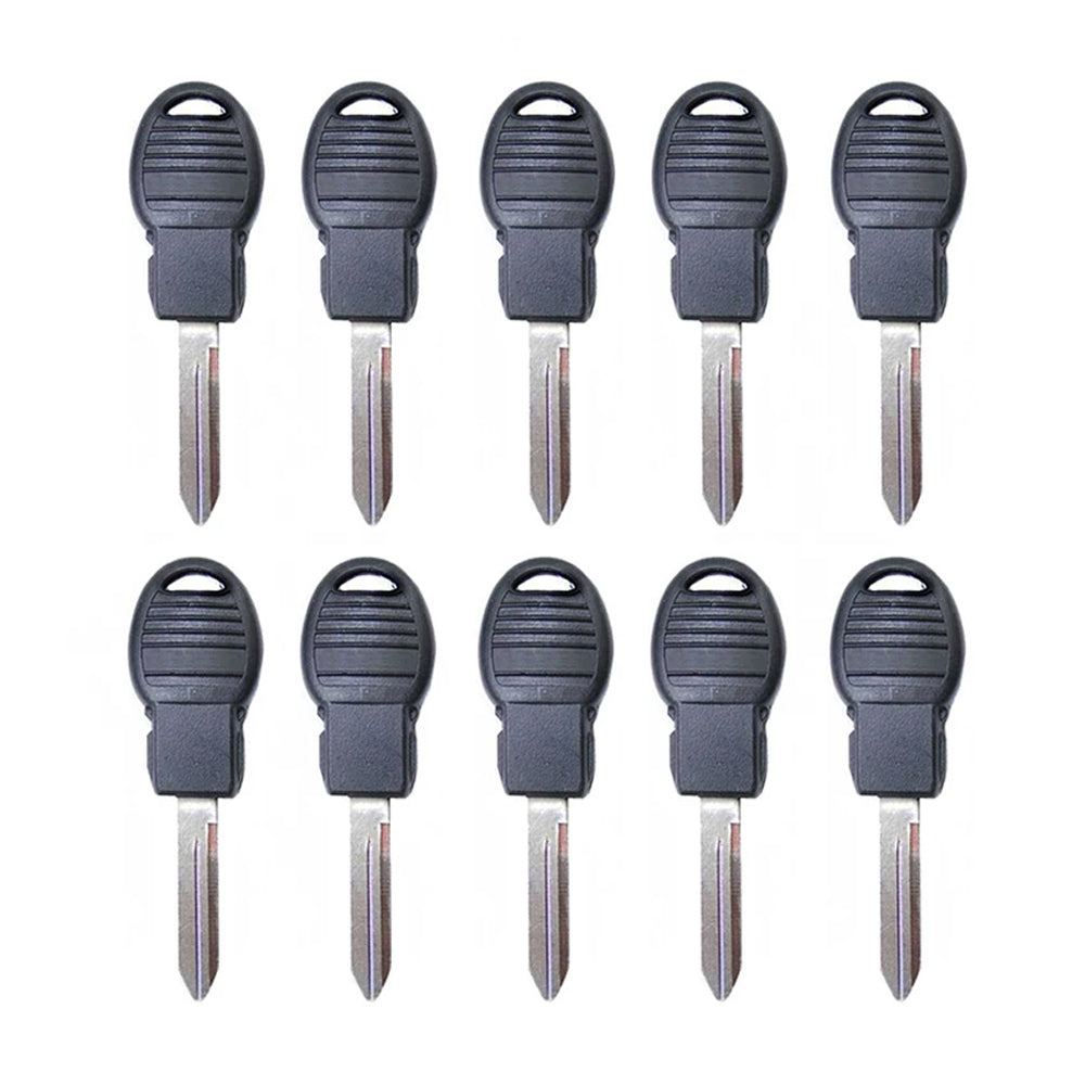 2008 - 2019 Chrysler Jeep Dodge VW Transponder Key - ID46 Chip (POD) - Y170-PT (10 Pack)