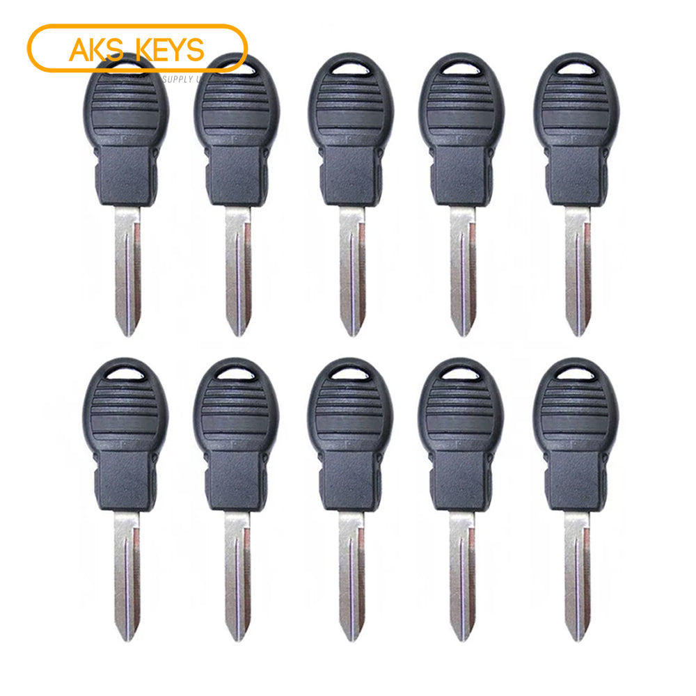 2008 - 2019 Chrysler Jeep Dodge VW Transponder Key - ID46 Chip (POD) - Y170-PT (10 Pack)