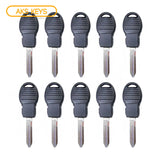 2008 - 2019 Chrysler Jeep Dodge VW Transponder Key - ID46 Chip (POD) - Y170-PT (10 Pack)