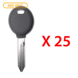 2002 - 2005 Chrysler Dodge Transponder Key - 4D61 Chip "N"- Y165-PT (25 Pack)