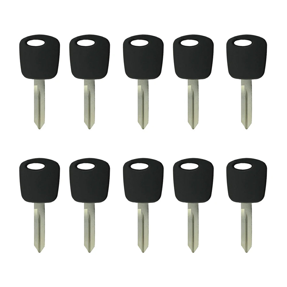 1996 - 2005 Ford Lincoln Mazda Mercury Transponder Key - 4C Chip - H72-PT (10 Pack)