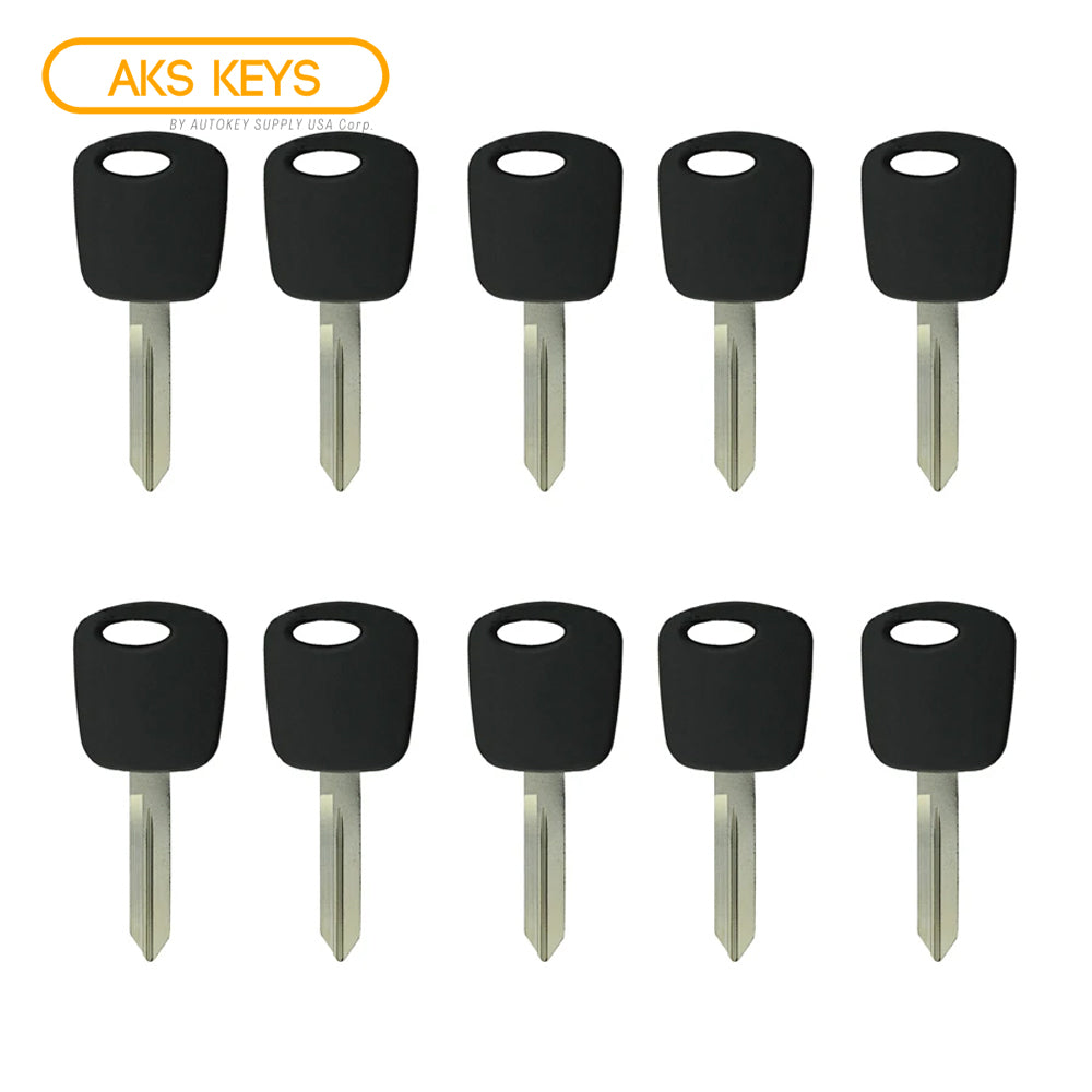 1996 - 2005 Ford Lincoln Mazda Mercury Transponder Key - 4C Chip - H72-PT (10 Pack)