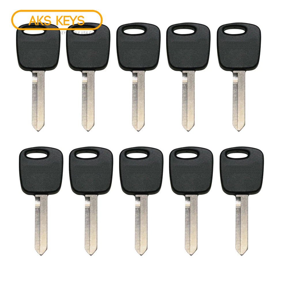 1996 - 2002 Ford Mercury Transponder Key - 4C Chip - H73-PT (10 Pack)