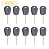 2013 - 2024 Ford Lincoln Transponder key - PCF7939PA 128 Bits Chip - HU101 (10 Pack)