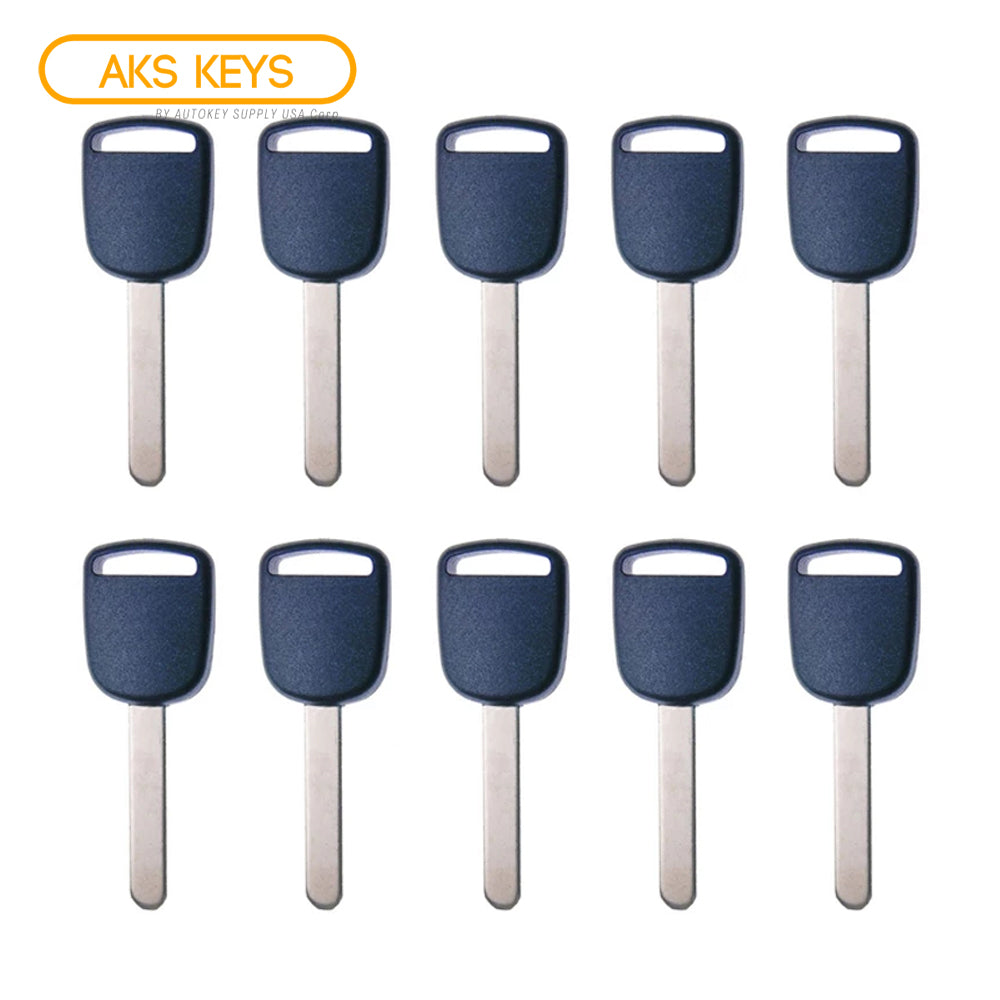 2002 - 2006 Honda Transponder Key - ID13 Chip "F" - HO01-PT (10 Pack)