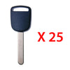 2002 - 2006 Honda Transponder Key - ID13 Chip "F" - HO01-PT (25 Pack)