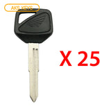 Honda Motorcycle Transponder key - ID46 Chip - HD109-PT (25 Pack)