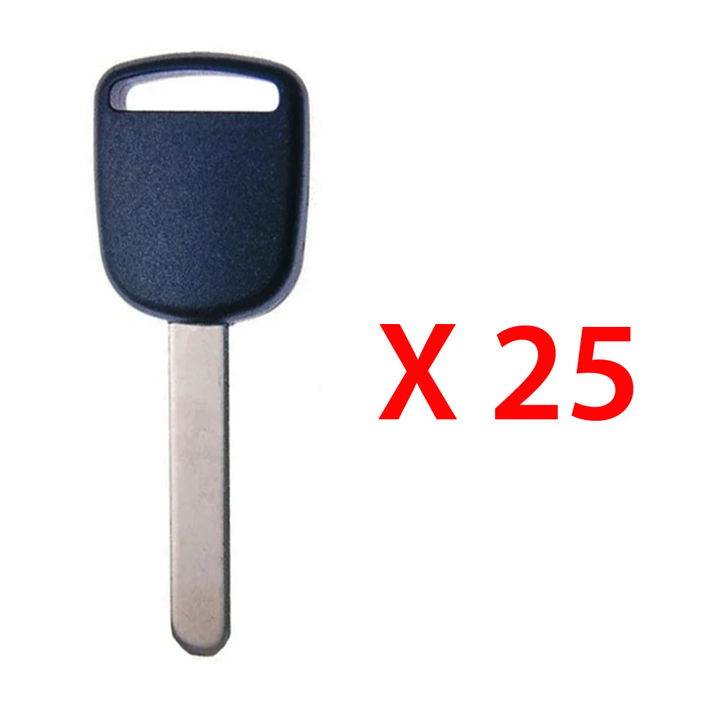 2007 Honda Fit Transponder key - ID8E Chip "H" - HD113-PT (25 Pack)