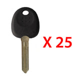 2006 - 2011 Hyundai Elantra Canada Transponder Key - ID46 Chip - HY17 (25 Pack)