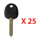 2007 - 2016 Hyundai Transponder Key - ID46 Chip - HYN14RT14 (25 Pack)