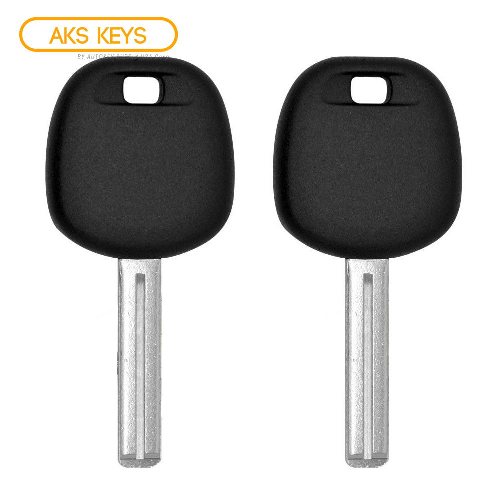 2001 - 2010  Lexus Transponder key - 4D68 Chip - TOY50-PT Medium Blade (2 Pack)