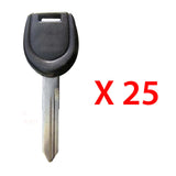 2001 - 2007 Mitsubishi Transponder Key - ID46 Chip Letter A - MIT6 - MIT16A-PT(A) (25 Pack)