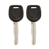 2003 - 2006 Mitsubishi Lancer Evo Transponder Key - 4D61 Chip - MIT3 - MIT14-PT (2 Pack)