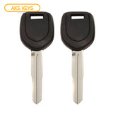 2003 - 2006 Mitsubishi Lancer Evo Transponder Key - 4D61 Chip - MIT3 - MIT14-PT (2 Pack)