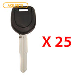 2007 - 2019 Mitsubishi Transponder Key - ID46 Chip Letter A - MIT3 - MIT17A-PT(A) (25 Pack)