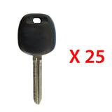 2017- 2022 Subaru Transponder Key - 128 Bits Subaru H - B110 (25 Pack)