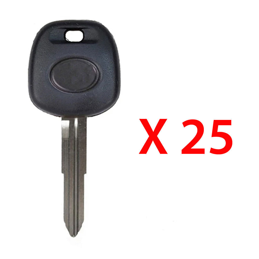 2001 - 2005 Toyota MR2 Spyder Transponder Key Blank - 4C Chip - TOY57-PT (25 Pack)