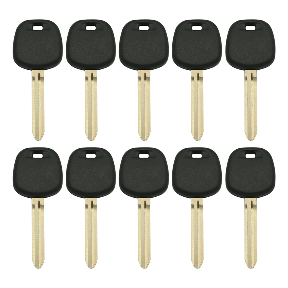 2010 - 2019 Toyota Scion Transponder Key Blank - 4D72 "G"Chip - TOY44G-PT (10 Pack)